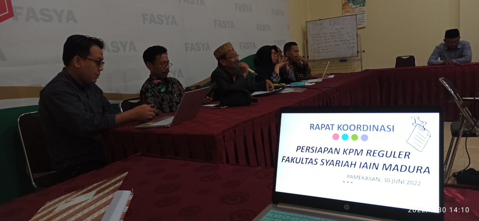 RAPAT GABUNGAN PERDANA, â€œEVALUASI DAN SHARING PROGRAM PRIORITAS FASYA TA. 2021/22 DAN 2022/23â€
