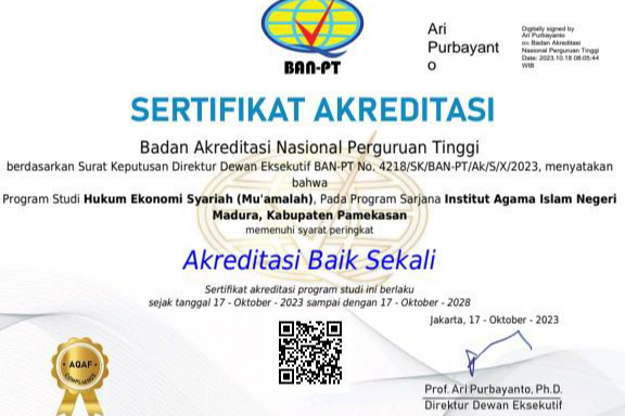 UCAPAN TERIMA KASIH DEKAN FAKULTAS SYARIAH