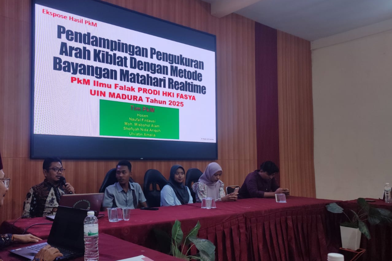 EKSPOS HASIL PENELITIAN DAN PENGABDIAN KEPADA MASYARAKAT KOLABORASI DOSEN DAN MAHASISWA FAKULTAS SYARIAH UIN MADURA TAHUN 2025
